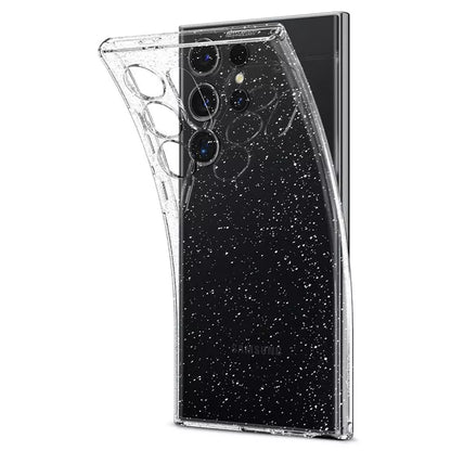 Spigen Liquid Crystal Glitter – dėklas, skirtas „Samsung Galaxy S24 Ultra“ (Skaidrus)