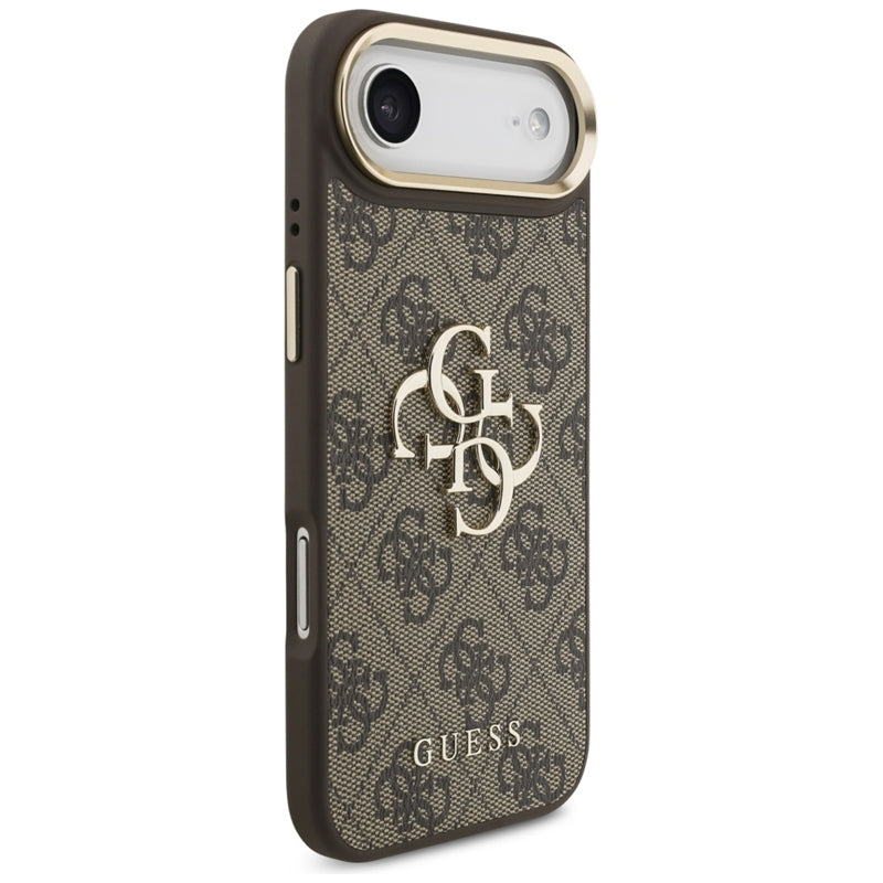 Guess 4G Big 4G Classic Logo dėklas iPhone Air (ruda / auksas)