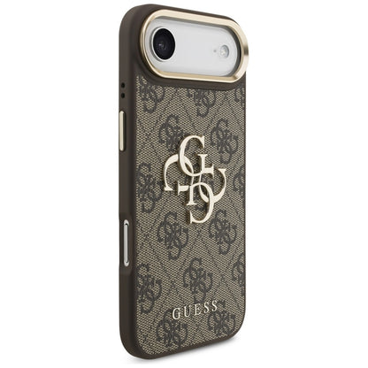 Guess 4G Big 4G Classic Logo dėklas iPhone Air (ruda / auksas)