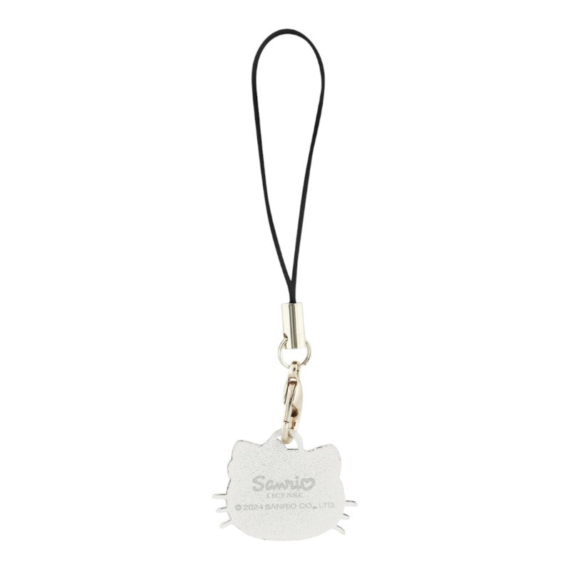 Hello Kitty telefono dirželis, pakabukas "Kitty galva" – telefono pakabukas (juodas)