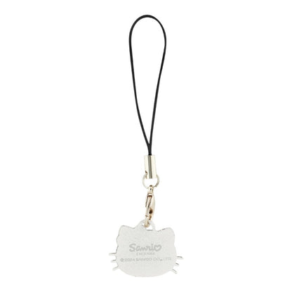 Hello Kitty telefono dirželis, pakabukas "Kitty galva" – telefono pakabukas (juodas)