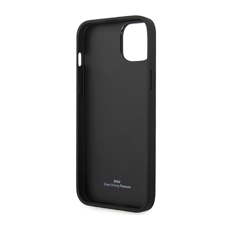 BMW od deimanto rašto odos – dėklas iPhone 14 (Burgundijos)