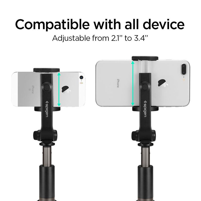 Spigen S540W – išmaniojo telefono stovas / asmenukių lazdos laikiklis (juodas)