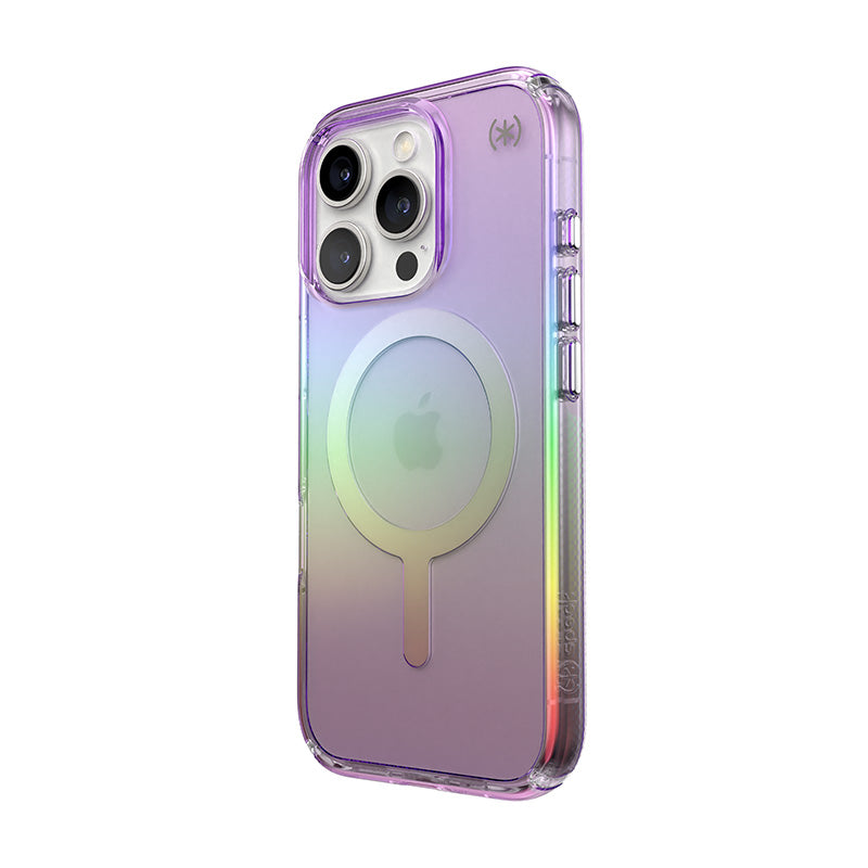Speck Presidio2 Lux MagSafe - iPhone 16 Pro dėklas (Amazing Purple / Clear)