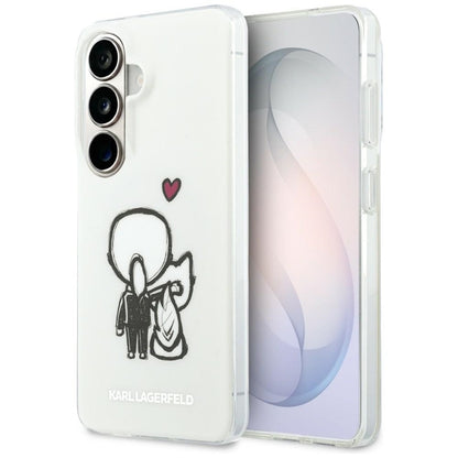 Karl Lagerfeld IML Karl & Choupette MagSafe - Samsung Galaxy S26 dėklas (skaidrus)