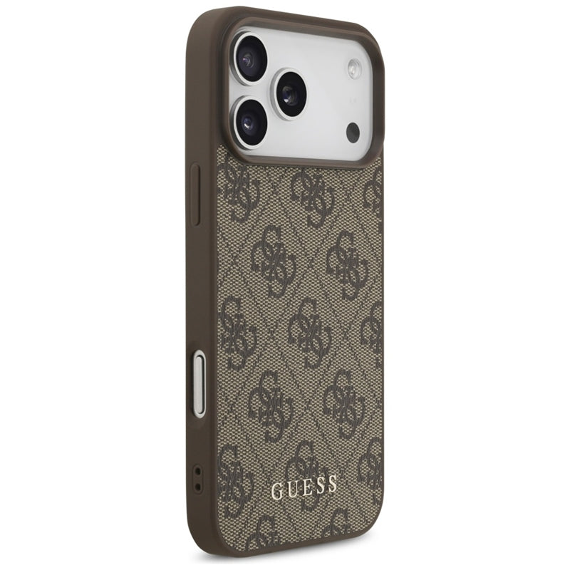 Guess 4G Classic - Dėklas iPhone 17 Pro Max (rudas)