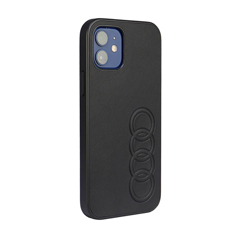 Audi dirbtinė oda - dėklas, skirtas iPhone 11 Pro (juoda)