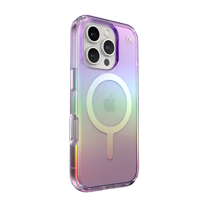Speck Presidio2 Lux MagSafe - iPhone 16 Pro dėklas (Amazing Purple / Clear)