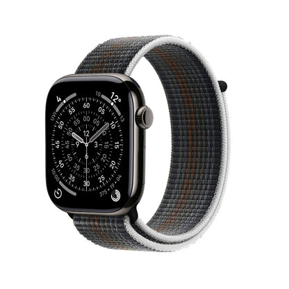 Crong Nailono sportinis dirželis, skirtas Apple Watch 44/45/46/49 mm (Midnight Run)