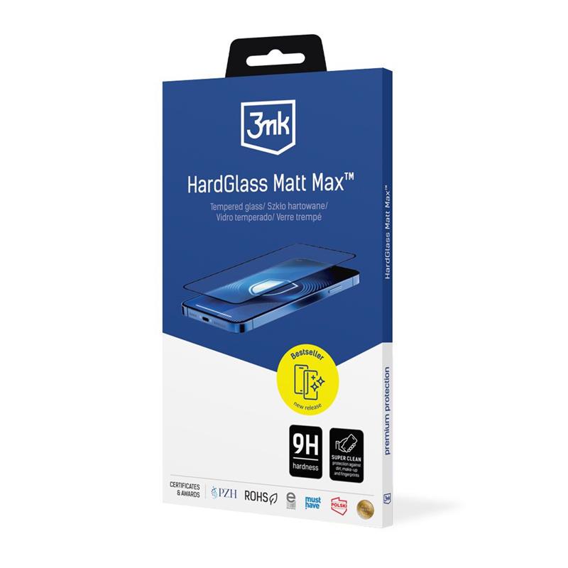 3mk HardGlass Matt Max – Matinis grūdintas stiklas, skirtas Samsung Galaxy S25