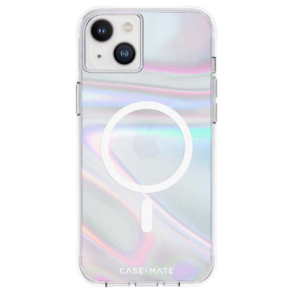 Case-Mate Soap Bubble MagSafe – dėklas iPhone 14 Plus (perlamutrinis)
