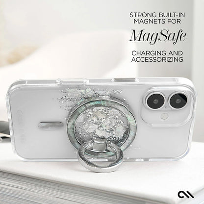 Case-Mate Karat MagSafe – dėklas, skirtas „iPhone 16“, su perlo inkrustacija („A Touch of Pearl“)