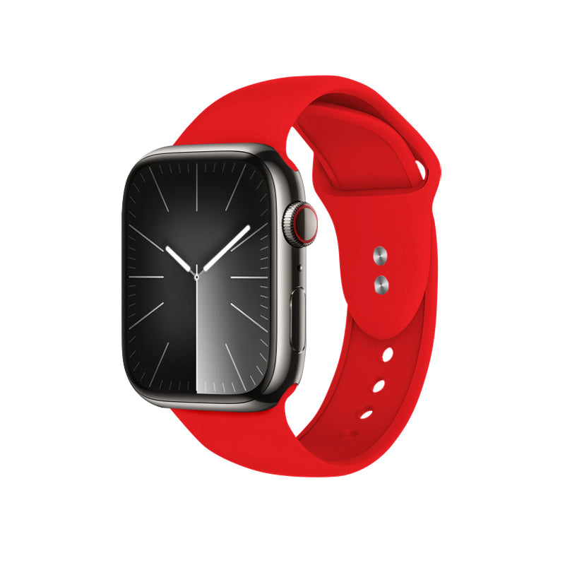 Crong Liquid – Apyrankė Apple Watch 44/45/46/49 mm (raudona)