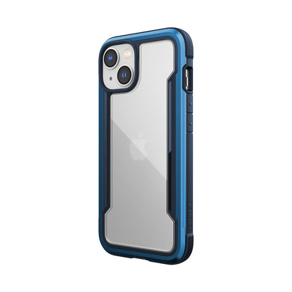 X-Doria Raptic Shield – Aliuminio dėklas, skirtas iPhone 14 (atlaiko kritimą iš 3 m aukščio) (jūros mėlyna)