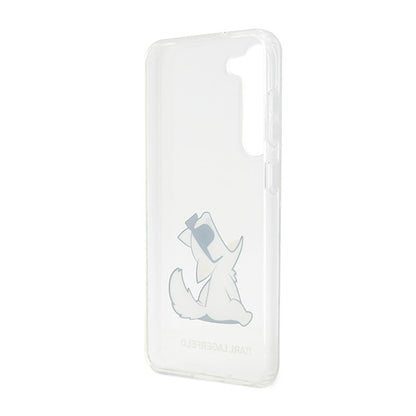 Karl Lagerfeld Choupette Fun – dėklas, skirtas Samsung Galaxy S23+ (skaidrus)