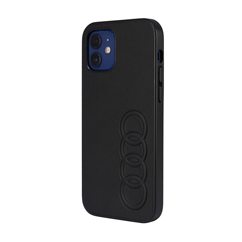 Audi dirbtinė oda - dėklas, skirtas iPhone 11 Pro (juoda)