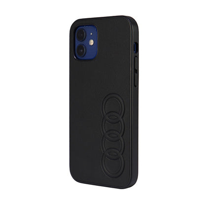 Audi dirbtinė oda - dėklas, skirtas iPhone 11 Pro (juoda)