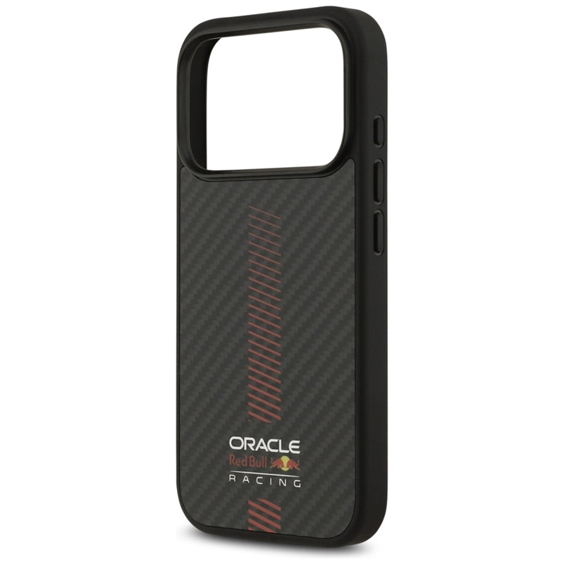Red Bull Kevlar Powerbar MagSafe - iPhone 17 Pro dėklas (juodas)