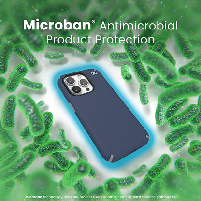 Speck Presidio2 Pro Magsafe - dėklas, skirtas iPhone 15 Pro (pajūrio mėlyna / dulkėta pilka / balta)