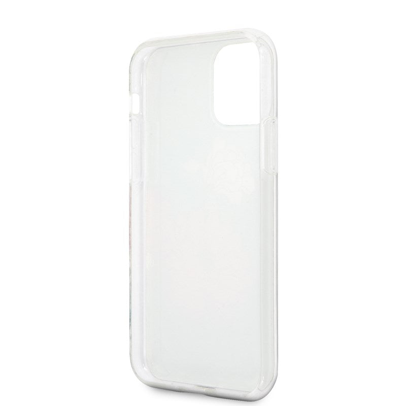 Guess Flower Case N1 – dėklas, skirtas „iPhone 11 Pro“ (juodas)