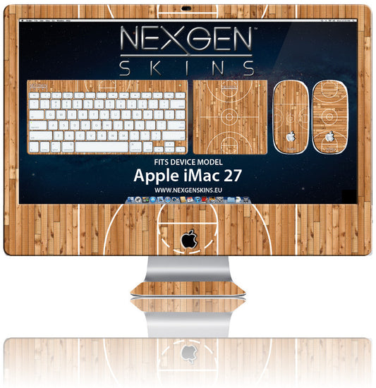 Nexgen apdaila su 3D efektu, skirta 27 colių „iMac“ („Hardwood Classic 3D“)