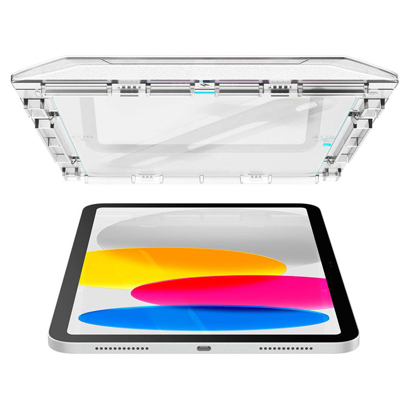 Spigen GLAS.TR EZ FIT - Grūdintas stiklas, skirtas Apple iPad 11” (2025) / 10.9" (2022) (skaidrus)