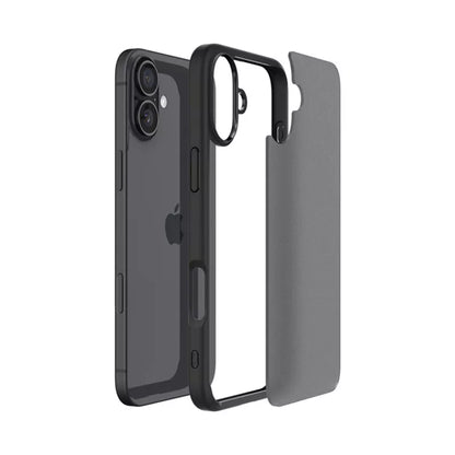 Spigen Ultra Hybrid – dėklas, skirtas iPhone 16 (Šaltai juoda)