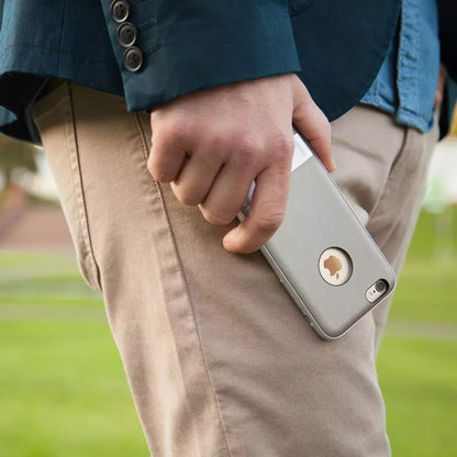 Moshi iGlaze Kameleon – kietas dėklas su stovu, skirtas iPhone 6s Plus / iPhone 6 Plus (plieno juodas)