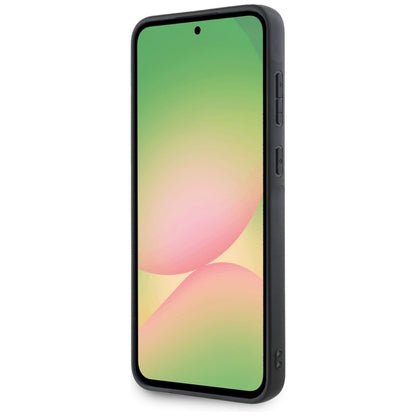 Guess 4G Metal Gold Logo - dėklas, skirtas „Samsung Galaxy A56 5G“ (juodas)