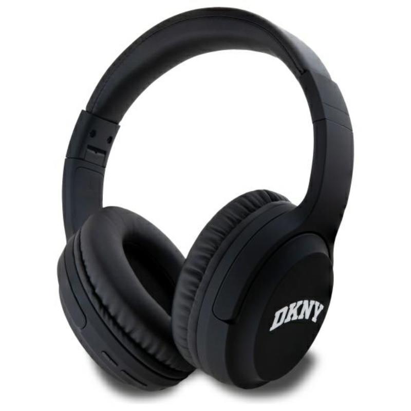 DKNY Arch Logo – Belaidės „Bluetooth“ ausinės ant ausų V5.3 (juodos)