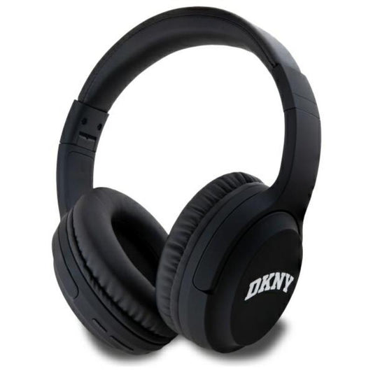 DKNY Arch Logo – Belaidės „Bluetooth“ ausinės ant ausų V5.3 (juodos)