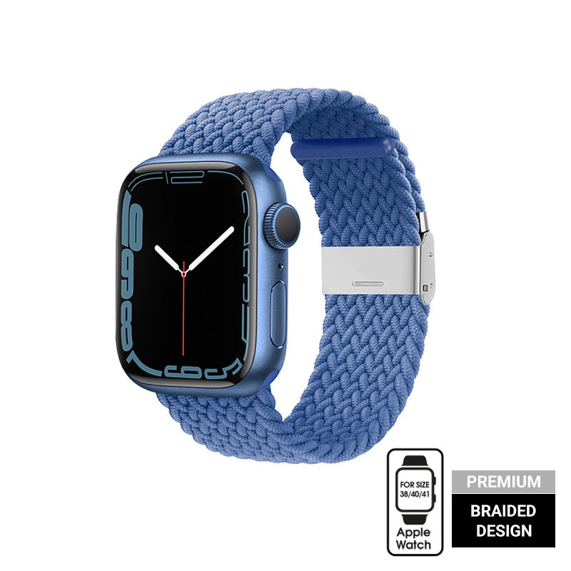 Crong Wave Band 
Raudonas dirželis „Apple Watch 38/40/41/42 mm“ (mėlynas)