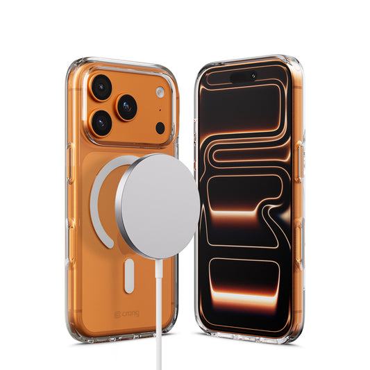 Crong Skaidrus MAG Dėklas - Dėklas MagSafe iPhone 17 Pro (skaidrus)