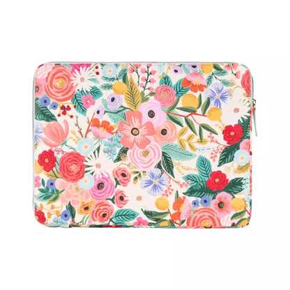 Rifle Paper nešiojamojo kompiuterio dėklas – 15 colių MacBook Pro / 15,6 colio nešiojamojo kompiuterio dėklas (Garden Party Blush)