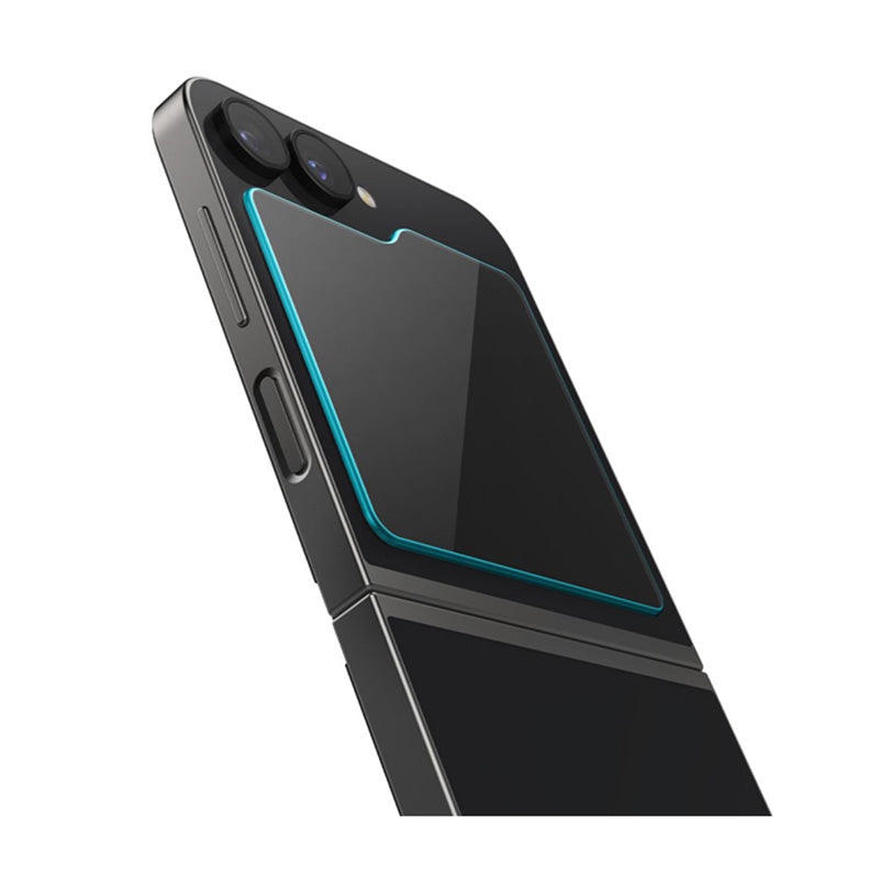 Spigen Glas.TR EZ Fit 2-Pack - Apsauginis grūdintas stiklas, skirtas Samsung Galaxy Z Flip 6 / 7 FE (2 vnt.)