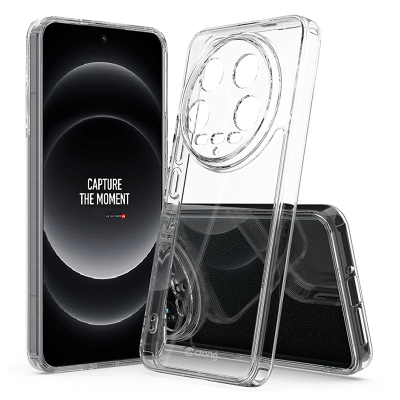 Crong Crystal Shield Cover – Dėklas, skirtas Xiaomi 14 Ultra (skaidrus)
