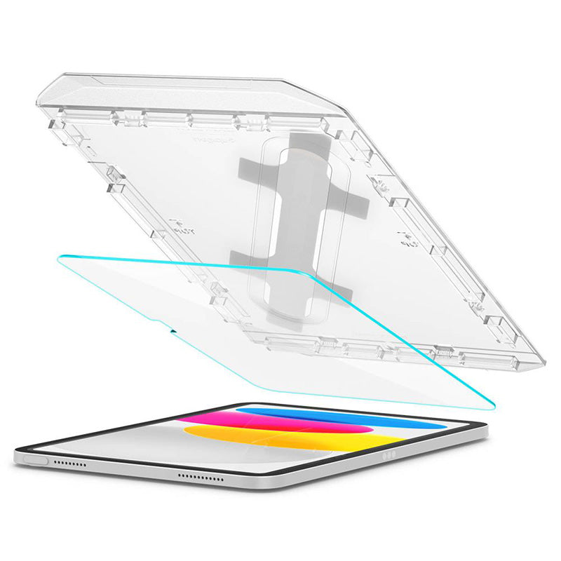 Spigen GLAS.TR EZ FIT - Grūdintas stiklas, skirtas Apple iPad 11” (2025) / 10.9" (2022) (skaidrus)