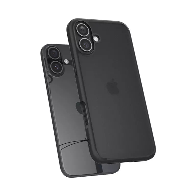 Spigen Ultra Hybrid – dėklas, skirtas iPhone 16 (Šaltai juoda)