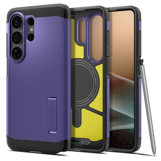 Spigen Tough Armor MagSafe dėklas Samsung Galaxy S26 Ultra (Erbėtinė violetinė)