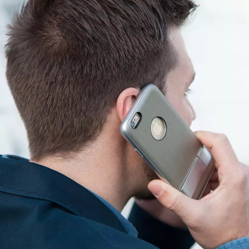 Moshi iGlaze Kameleon – kietas dėklas su stovu, skirtas iPhone 6s Plus / iPhone 6 Plus (plieno juodas)