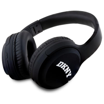 DKNY Arch Logo – Belaidės „Bluetooth“ ausinės ant ausų V5.3 (juodos)