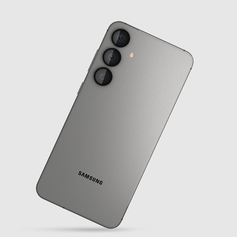 Case-Mate aliuminio žiedinis objektyvo apsauga – apsauginis stiklas, skirtas Samsung Galaxy S24+ kameros objektyvui (juoda)