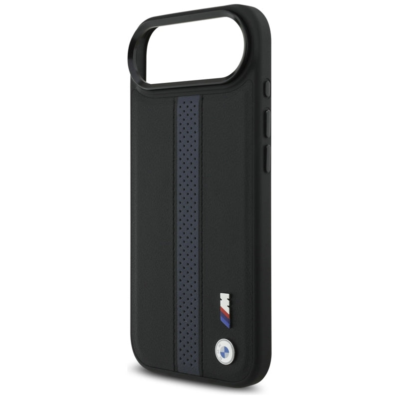 BMW M Perforated Stripe Logo MagSafe dėklas iPhone Air (mėlynas)