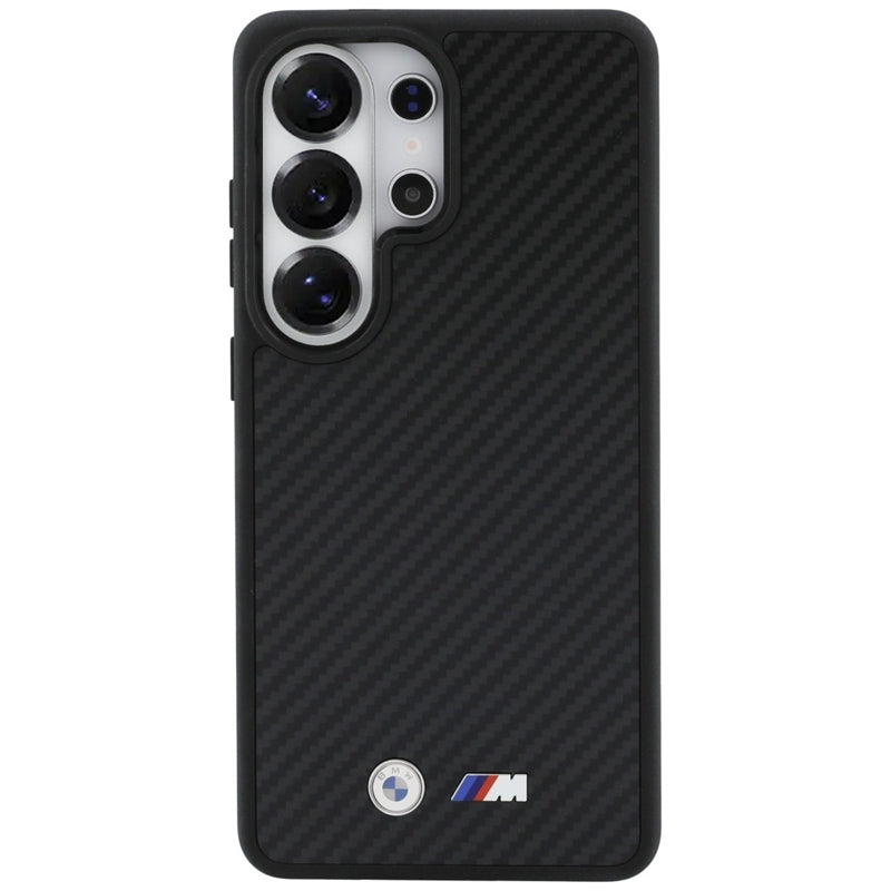 BMW M Kevlar Logo MagSafe - Samsung Galaxy S26 Ultra dėklas (juodas)