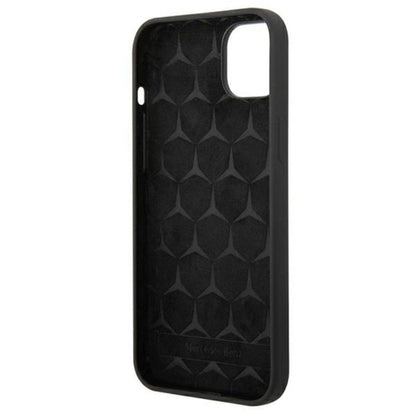 Mercedes Silicone Line – dėklas skirtas iPhone 14 Plus (juoda)