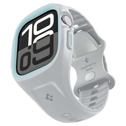 Spigen Liquid Air Pro – apyrankė su dėklu, skirta Apple Watch 10 46 mm (pilka)