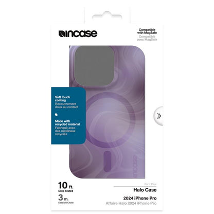 Incase Halo Case MagSafe – dėklas, skirtas iPhone 16 Pro (Oil Slick Lilac)