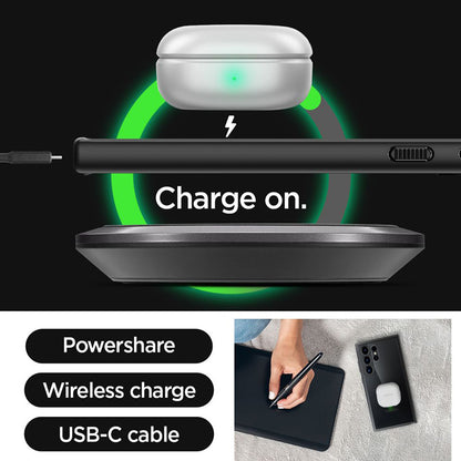 Spigen Ultra Hybrid – dėklas, skirtas Samsung Galaxy S24 Ultra (matinė juoda)