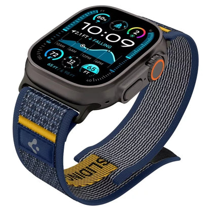 Spigen Athlex Air - Dirželis, skirtas Apple Watch 44/45/46/49 mm (Aktyvi tamsiai mėlyna)
