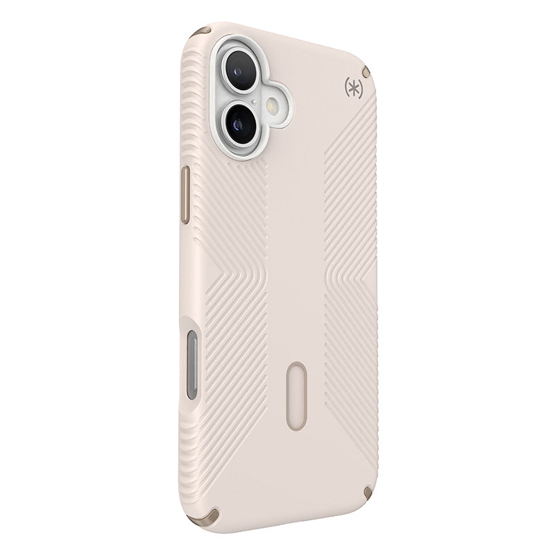 Speck Presidio2 Grip ClickLock & MagSafe – dėklas iPhone 16 Plus (Bleached Bone / Heirloom Gold / Hazel Brown)